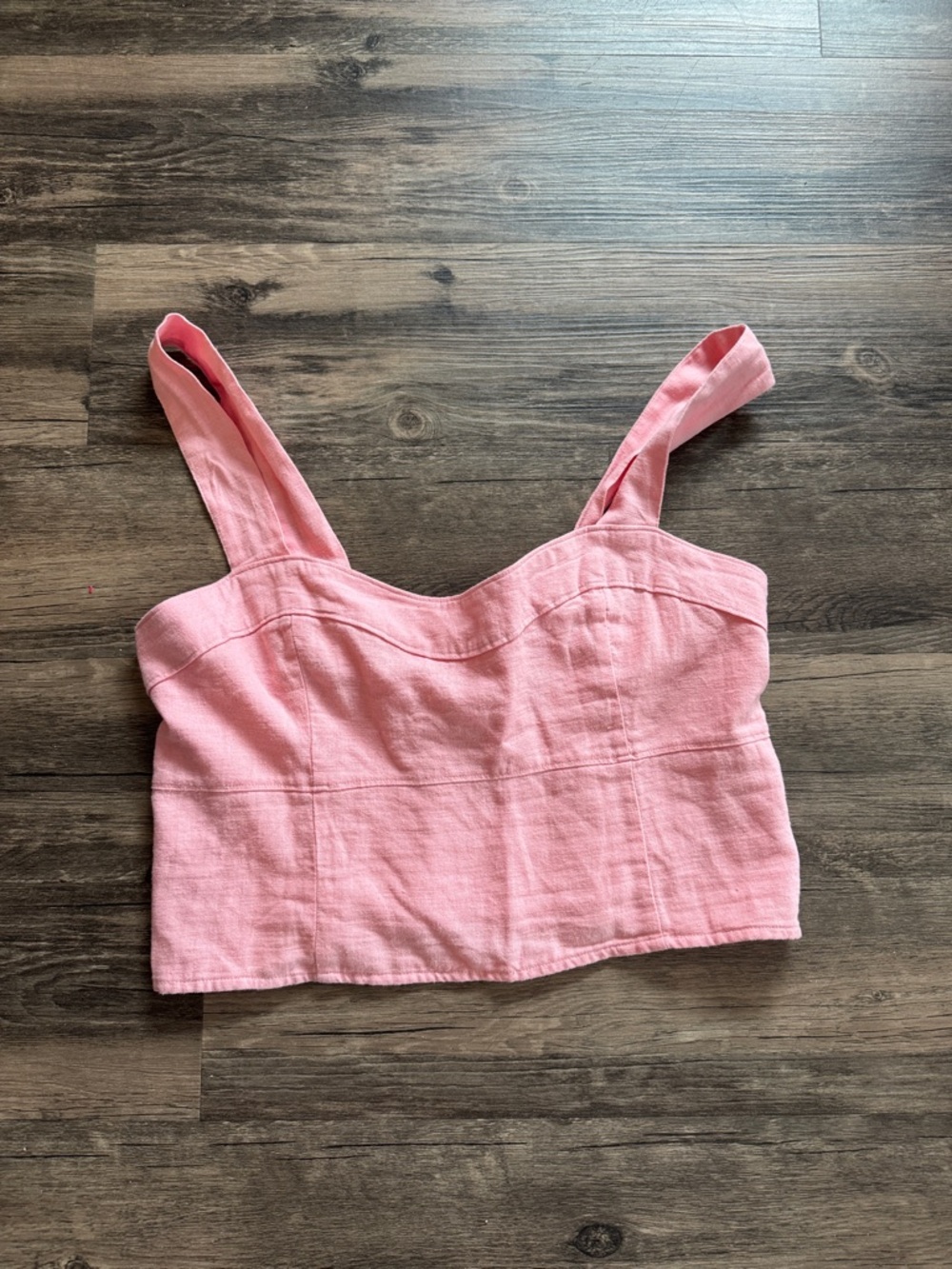 Pink Cropped Tank Top new with tags